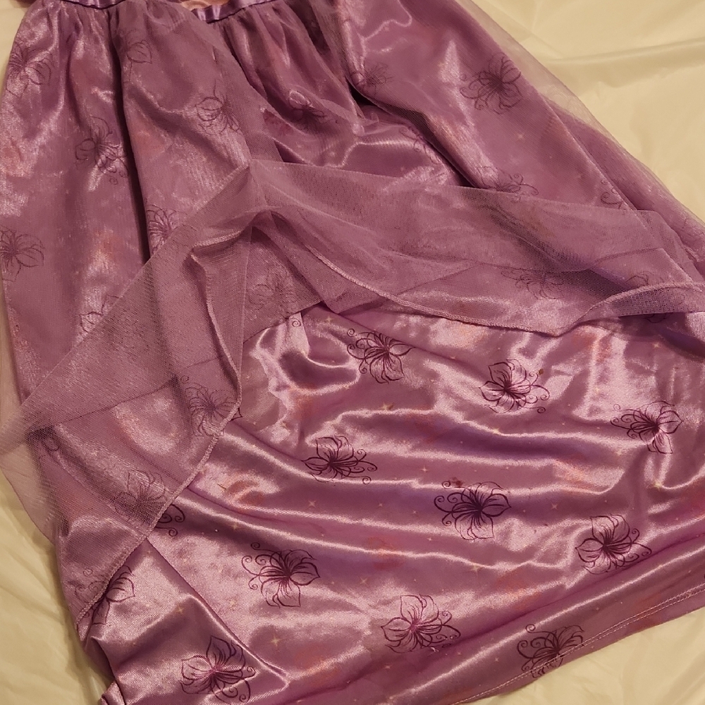 Purple Princess Dress with Character Print - Picture 2 of 4